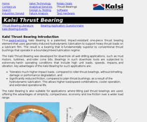 kalsibearings.com: Thrust Bearing
Compact, impact-resistant low friction hydrodynamic thrust bearing