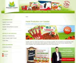 selam-food.com: Halal Qualität von der Saadet Food GmbH
Halal Food, Helal Meat Products von Saadet Food, dem weltweiten Anbieter hochwertiger Halal-Lebensmittel.