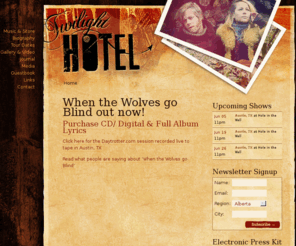 twilighthotel.ca: Twilight Hotel - Home
Twilight Hotel is the musical partnership of Brandy Zdan & Dave Quanbury