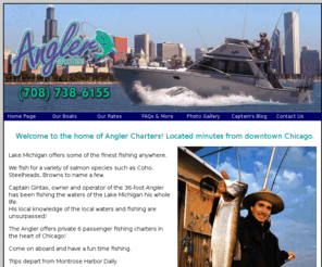 angler-charters.com: Angler Charters - Chicago's Premiere Fishing Charters.
Angler Charters Offers Fishing Trips on Lake Michigan.