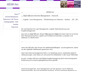 fehr-interimsmanagement.net: Interim-Management, Consulting, Lean Projekt Change Management, Engineering,  Vakanzen, Sanierung
High Efficient Interim Management Network. Mit unseren Interimsmanagern unterstützen wir wir Unternehmen auf Top Mangement Ebene bei der Überbrückung von Vakanzen, Lean Management, Projektmanagement, Reorganisation, Sanierung, Fusionen, Verlagerung, Qualitätsmanagement und kontinuierlicher Verbesserung.