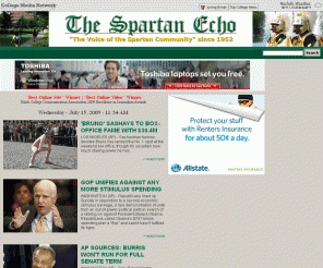 spartanecho.com: Spartan Echo
Spartan Echo, a college media publication.