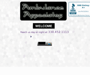 ambulanceassociates.com: AMBULANCE ASSOCIATES, INC. -- SINCE 1969
AAopen1109