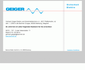 gerhardgeiger.com: Gerhard Geiger Sicherheit Elektro  
Welche Sicherheitsbedürfnisse haben Sie? Wir haben entsprechende Lösungen für Sie bereit.
