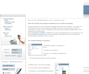 joletter.de: Joletter.de | Eigener Newsletter | Kostenlos
 Bei Joletter.de bekommen Sie kostenlos Ihren eigenen Newsletter, den Sie in weniger als 2 Minuten einrichten und individuell dem Design Ihrer Homepage anpassen koennen.