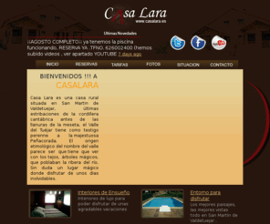 leoncasarural.com: Casa Lara
casa de turismo rural en San Martin de Valdetuejar (Leon) , en las proximidades de los Picos de Europa.