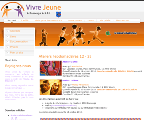 vivrejeune.be: Vivre Jeune à Bassenge - Accueil
ASBL Vivre Jeune à Bassenge - Site officiel