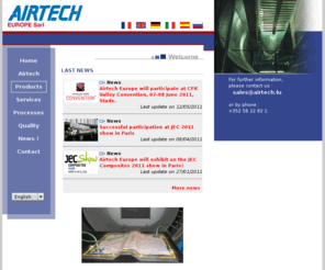 airtech.lu: Airtech Europe Sarl - Airtech vacuum bagging and composite tooling materials Home
Airtech is the world leading manufacturer and supplier of vacuum bagging and composite tooling materials serving the composite, bonding and tooling industry kitting combined products, combination of materials custom bag, heat seamed film welded bag CAD design savings in lay-up time pre-shaped materials productivity, optimisation,