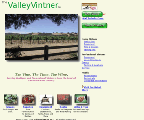 valleyvinter.com: Buy Direct from ValleyVintner 
Serving Boutique and Professional Vintners from the heart of California Wine Country