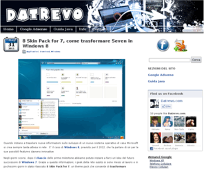 datrevo.com: Datrevo
Distribuzione giornaliera di news su tecnologia, informatica e sul web!