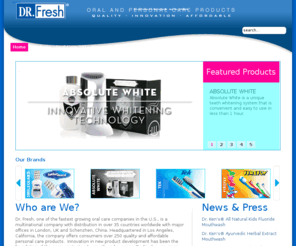 drfresh.com: Dr. Fresh Corporate Portal to Dr. Fresh brands and licnesed products
