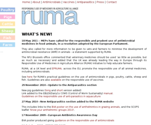 ruma.org.uk: Responsible Use of Medicines in Agriculture (RUMA) Alliance
something about RUMA