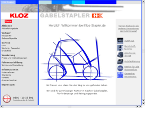 kloz-stapler.de: Kloz GmbH & Co KG   Gabelstapler - Elektrofahrzeuge - Kehrmaschinen
Kloz Fördertechnik in Fellbach