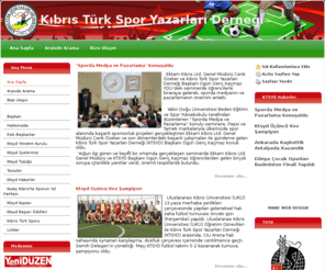 ktsyd.org: Kıbrıs Türk Spor Yazarları Derneği - Ana Sayfa
Kıbrıs Türk Spor Yazarları Derneği, Kıbrıs Türk Spor Yazarları Derneği