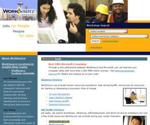 worksourceskc.org: WorkSource Seattle - King County, Welcome
Worksource provides an array of employment and training services designed to enhance the effectiveness and coordination of employer and job-seeker services