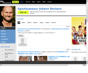 johannbeckers.com: Sportmasseur Johann Beckers
Sportmasseur Johann Beckers