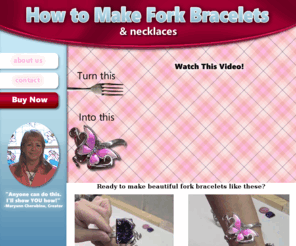 makingforkbracelets.com: How To Make Fork Bracelets and Necklaces
