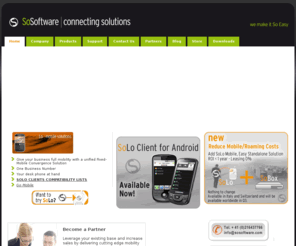 sosoftware.com: Sosoftware - Connecting solutions - Home
Sosoftware