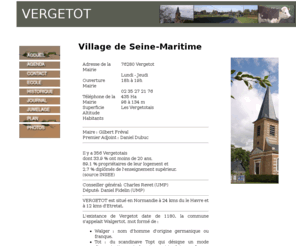 vergetot.net: Vergetot site officiel du village
Village de 356 habitants en Seine-Maritime (Normandie)