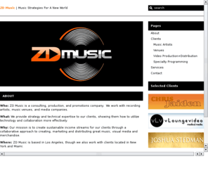 zuckdogmusic.com: ZD Music
ZD Music - Strategy for the new music industry