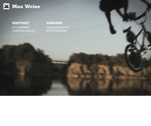 maxweise.de: Max Weise – Diplom Designer
Webseite des Diplom Designer Max Weise