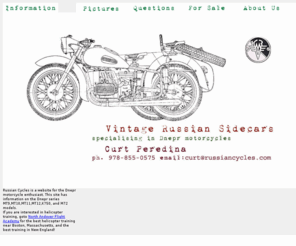 russiancycles.com: Russian Cycles - Dnepr Motorcycles
this is a site for Dnepr russian motorcycle enthusiats with technical information