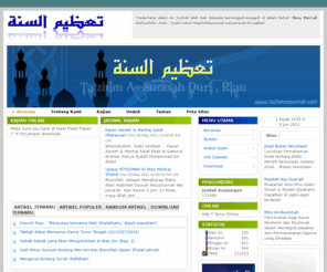 tazhimussunnah.com: Ta'zhim As-Sunnah Duri, Mandau - Riau
Joomla! - the dynamic portal engine and content management system