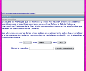 cybernumerologia.com.ar: Cyber numerologia
Estudio numerologico gratis