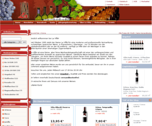 lavina-wein.com: La Vina | La Vina, spanische Weine, versandkostenfrei, Weinhandel, Angebote,
spanische Weine, Tintos, Rosados, Angebot, Empfehlungen, Weinregionen, Rioja, Navarra, Ribera del Duero, Toro, Montsant, Jumilla, Penedes, Rueda, Rias Baixas, Somontano, versandkostenfrei