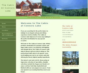 thecabinatconnorslake.com: Home Page

