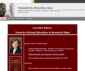 transferprices.org: Home
TransferPricing.Org - Making a Difference through Education and Research on Transfer Pricing