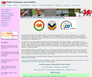 welshpetanque.org: Welsh Petanque Association | WPA | The National Governing Body for the sport of Petanque in Wales
Welsh Petanque Association is the governing body for the sport of petanque or boule in Wales.