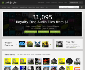 wwwaudiojungle.com: Royalty Free Stock Music & Stock Audio - AudioJungle
Buy and Download Royalty Free Music Loops and Sound Effects from our huge range of stock audio for use in web, broadcast, corporate, presentation and other projects.