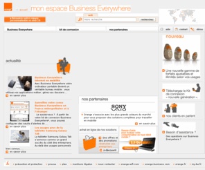 be-with-you.fr: mon espace Business Everywhere
Tout savoir sur l'offre Business Everywhere d'Orange pour les entreprises : optimiser votre utilisation de Business Everywhere, bénéficier d'astuces et d'aide à l'utilisation, ou d'offres exceptionnelles avec nos partenaires constructeurs PC, voir des témoignages clients