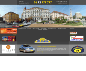 euro7taxi.hu: EURO 7 TAXI - Pécs
Taxi, személyszállítás, pécs, Baranya megye, vidék, boyszolgálat, levélkézbesítés, autóindítás