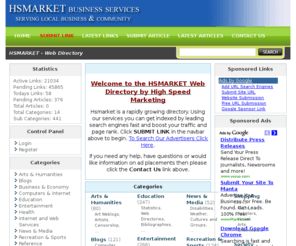 hsmarket.com: HSMARKET - Web Directory
Hsmarket is an online advertising and marketing directory service.