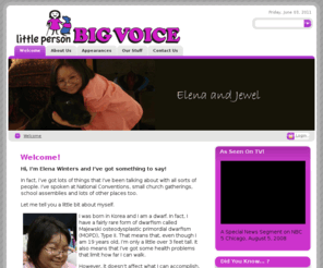 littlepersonbigvoice.com: Welcome to Elena and Jewel's Site
Elena is a teenager with primordial dwarfism - and a service dog named Jewel! Elena's goal is to provide inspiration to as many people as she can.