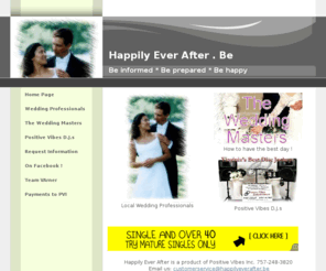 positivevibes.net: Happily Ever After
Seko Varner presents: Special event professionals and event related events serving the Hampton Roads Virginia area. Enjoy special events keeping couples, families, and friends informed and together.