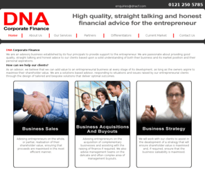 dnacf.com: Corporate Financial Advice to the Entrepreneur
    add website description here    