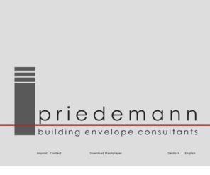 energyfacade.com: building envelope consultants - Dipl. Ing. Wolfgang Priedemann
building envelope consultants, architecture, Fassadenberatung