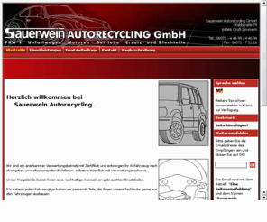 gebraucht-pkw-teile.com: Sauerwein Autorecycling GmbH
Sauerwein Autorecycling GmbH