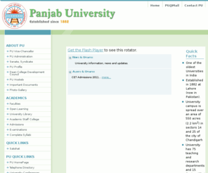 puchd.ac.in: Official Website of Panjab University - Panjab University, Chandigarh, India
Official Website of Panjab University - Panjab University, Chandigarh, India, Panjab University, Chandigarh, Faculty, Departments, Courses, Syllabus, Registrar, Vice-Chancellor, Projects, Conferences, Seminars, Alumni, Examination, Assocations, Sports, Forms, Employment, Jobs, Admission, Prospectus, News and Updates, Laboratories, Right to Information, Calander, callcustomercare.com, chandigarhcity.info, chandigarhcityinfo.com, emedivision.com, freenetsolutions.com, ludhianaonline.info, mohalicity.info, navinka.com, onlinedelhi.info, tricityhelpline.com, vegculinary.com, thechandigarhcity.com, nicetimepass.com, scrollweb.com, safetyinfo4u.com