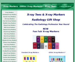 radiologygraduate.com: X-ray Markers:Glitter X-ray Markers:X-ray Tees
X-ray Markers:Glitter X-ray Markers:Dazzle X-ray Markers