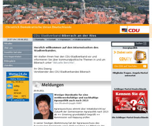 cdu-biberach.de: CDU Stadtverband Biberach
Biberach . Aktuelles der CDU in Biberach an der Riss.