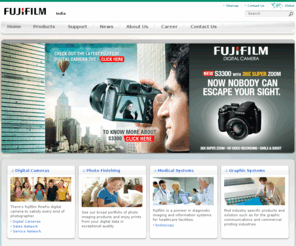 fujifilm.in: FUJIFILM India
FUJIFILM ,Global gateway to Fujifilm companies worldwide, providing product information, drivers, and corporate information for FUJIFILM Corporation.