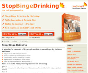 stop-binge-drinking.com: Stop Binge Drinking: Self Hypnosis For Excessive Drinking
Stop Binge Drinking is an excellent and fully guaranteed suite of NLP and self hypnosis recordings to combat excessive drinking so contact us now.