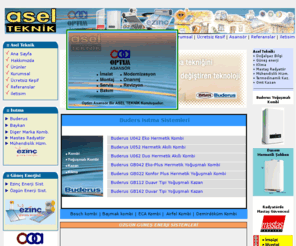 aselteknik.com: .:: Asel Teknik ::.
Günes enerji sistemleri üretimi ve satisi,günes kollektörleri,boylerler,yenilenebilir enerji
