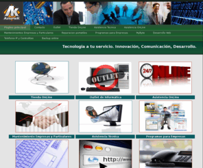 asturtek.es: Página principal - ASTURTEK Informática Comunicaciones.
Un sitio web para la edición de sitios