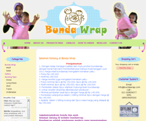 bundawrap.com: Bundawrap baby wrap murah dan baju menyusui — www.bundawrap.com
