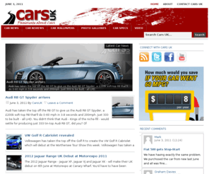 carsuk.net: Car News | New & Used Car Reviews & Road Tests | Car Video | Cars UK
Cars UK brings you all the latest UK Car news, reviews and comments. Everything from the car world in the UK, and around the world, in one place.